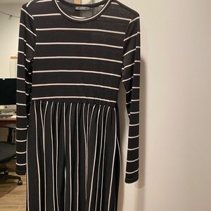 Striped maxi dress